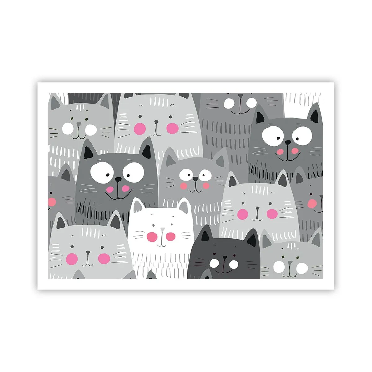 Poster - Lumea felină - 100x70 cm