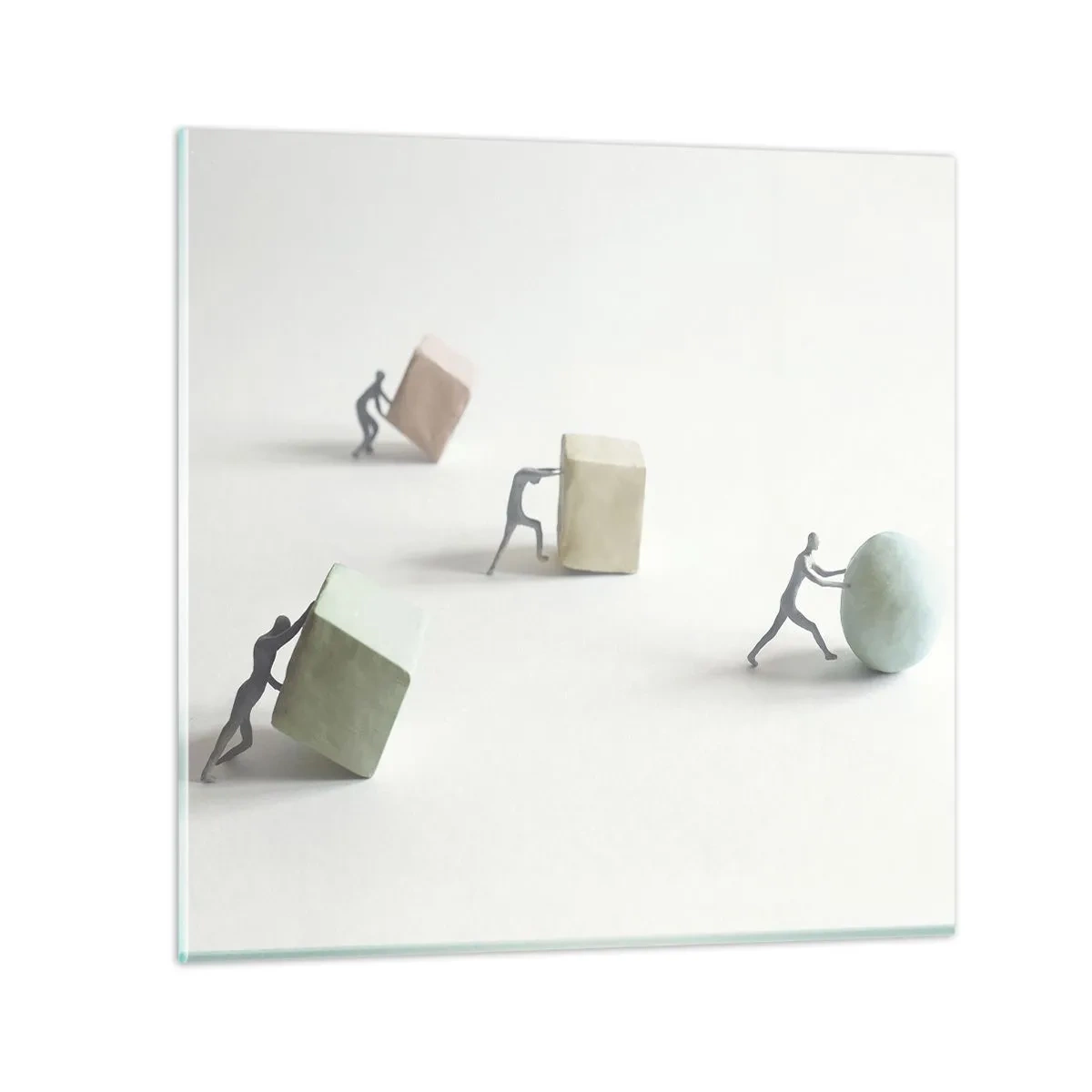 Tablou pe sticlă - Viața însăși - 40x40 cm