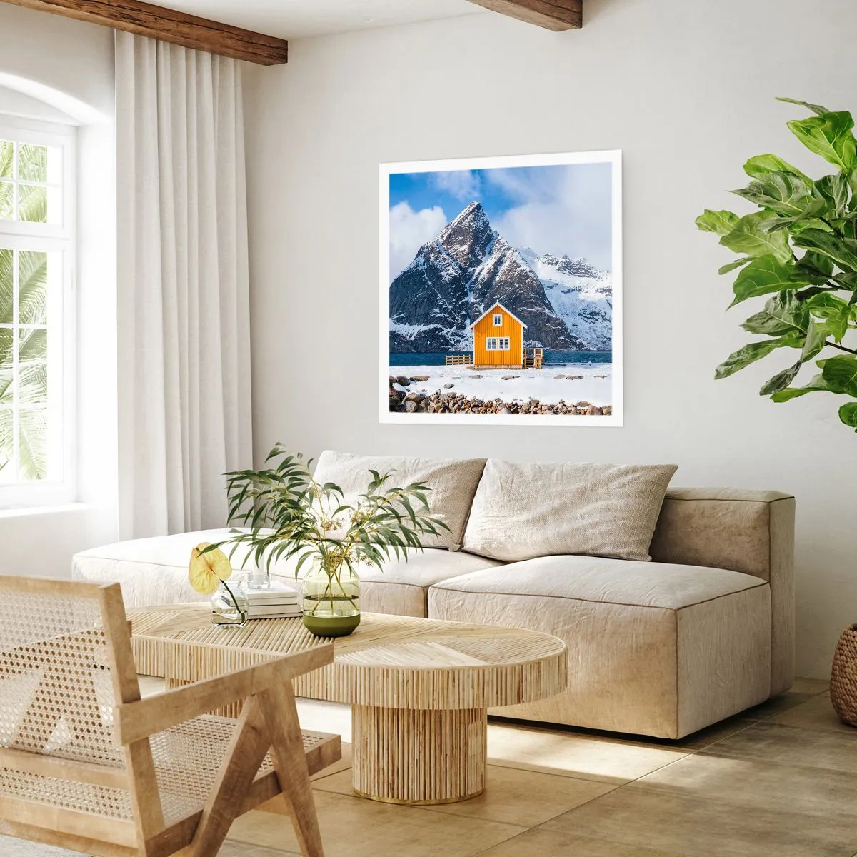 Poster - Vacanță scandinavă - 60x60 cm