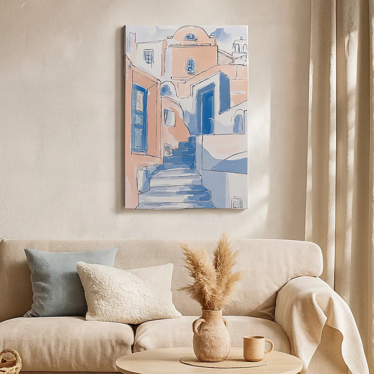 Tablou pe pânză - Oraș exotic - 50x70 cm