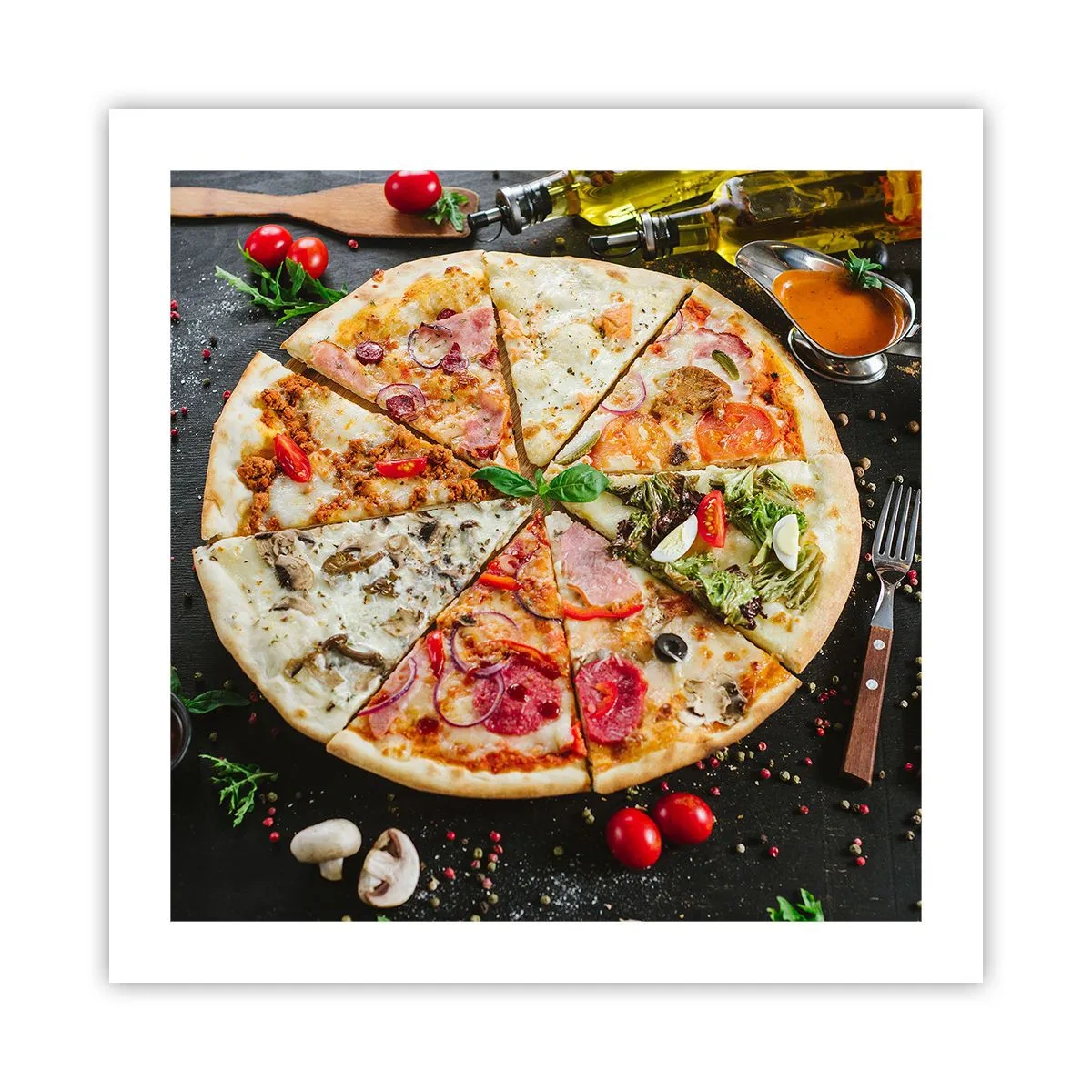 Poster - Un evantai de arome - 50x50 cm