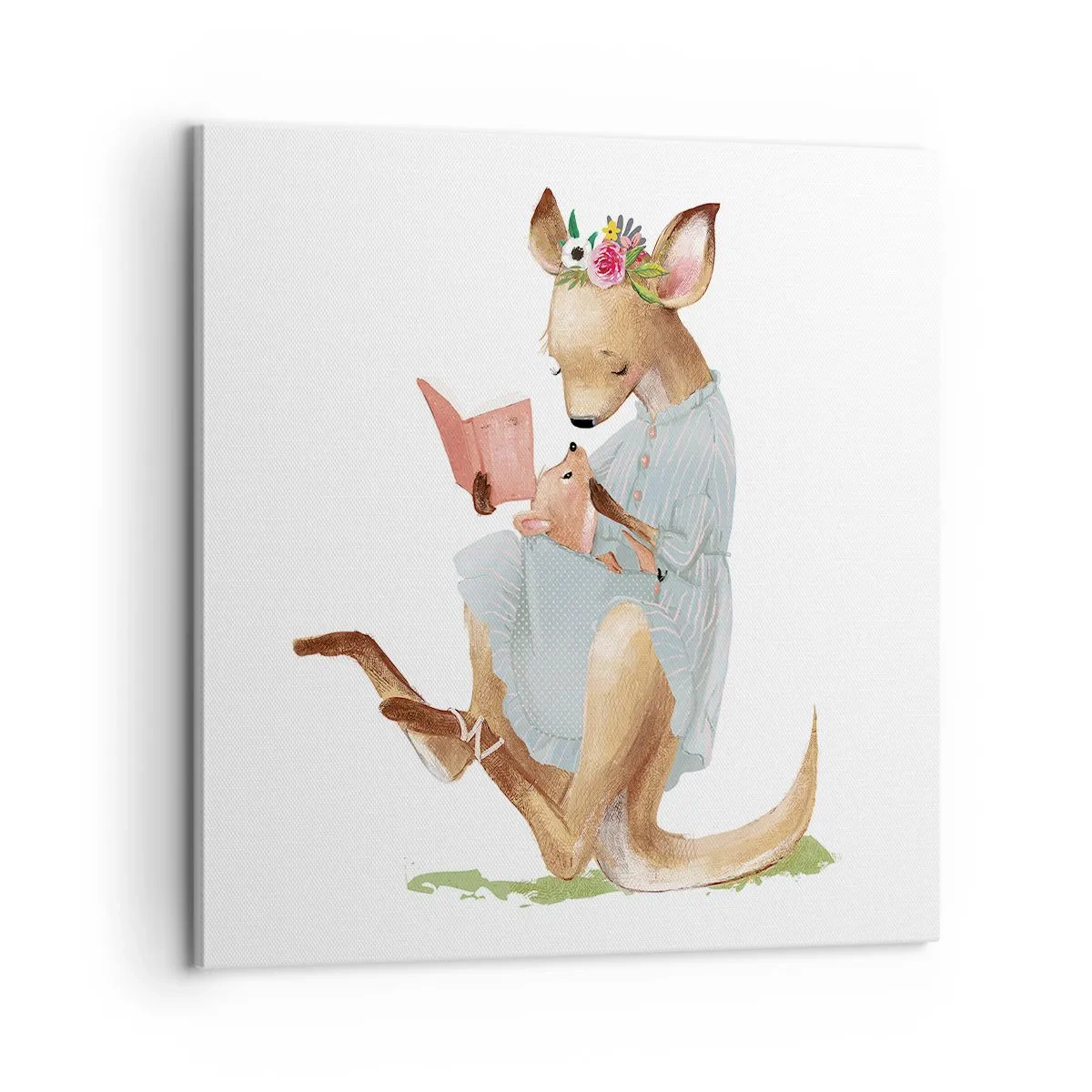 Tablou pe pânză - Citește-mi, mamă - 60x60 cm