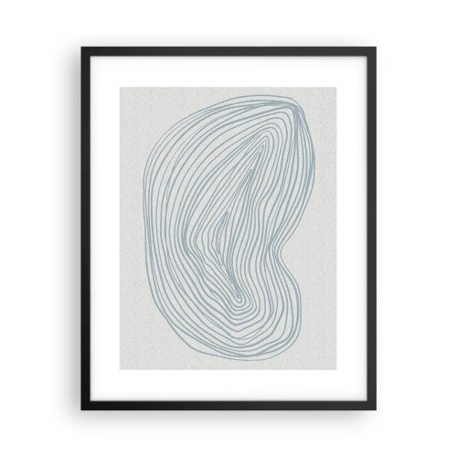 Poster în ramă neagră - Zâmbet de picături - 40x50 cm