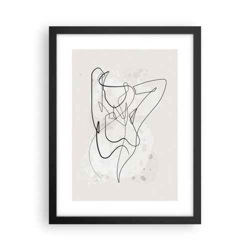 Poster în ramă neagră - Arta seducției - 30x40 cm