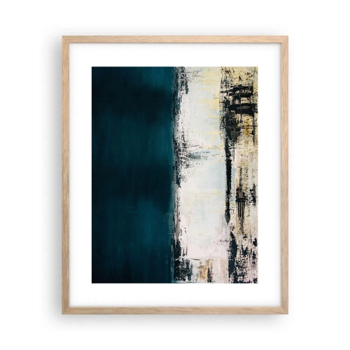Poster în ramă de stejar deschis - Compoziție orizontală - 40x50 cm