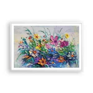 Poster în ramă albă - Nu este deloc o natură moartă - 91x61 cm