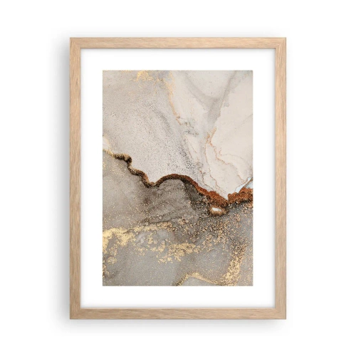 Poster în ramă de stejar deschis - La granița culorilor - 30x40 cm