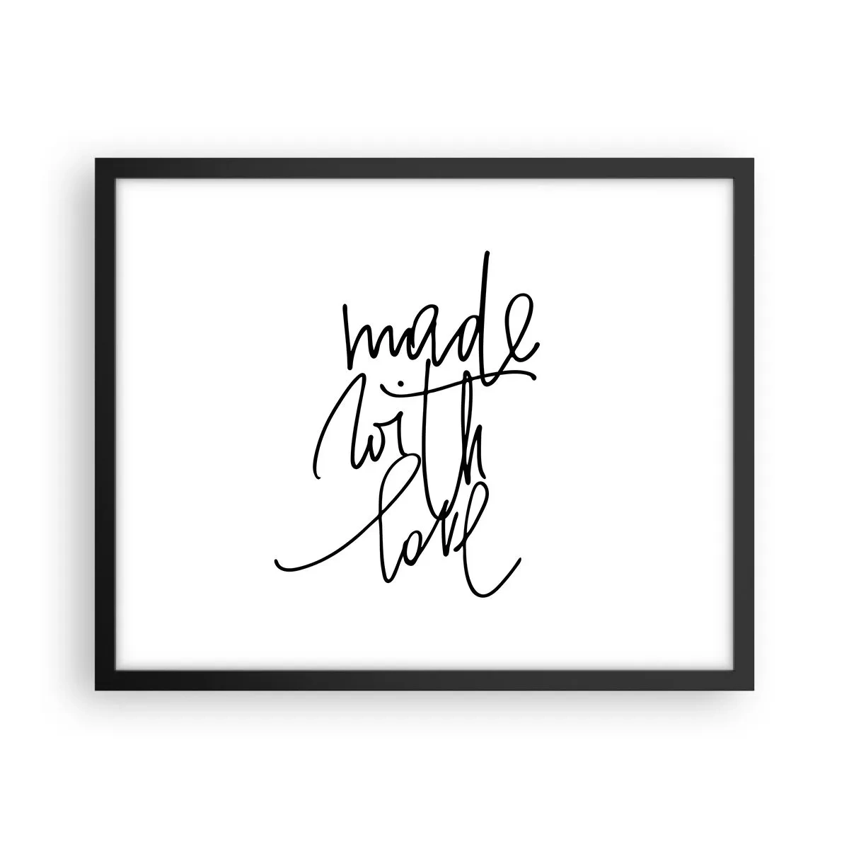 Poster în ramă neagră - Cel mai bun brand - 50x40 cm