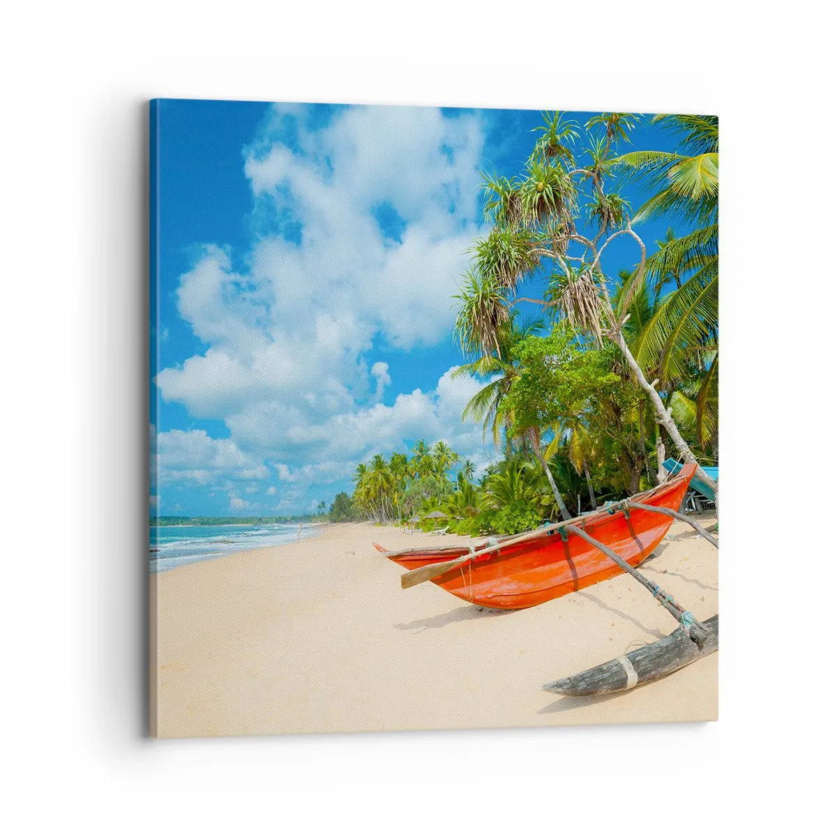 Tablou pe pânză - Farmecul tropicelor - 70x70 cm