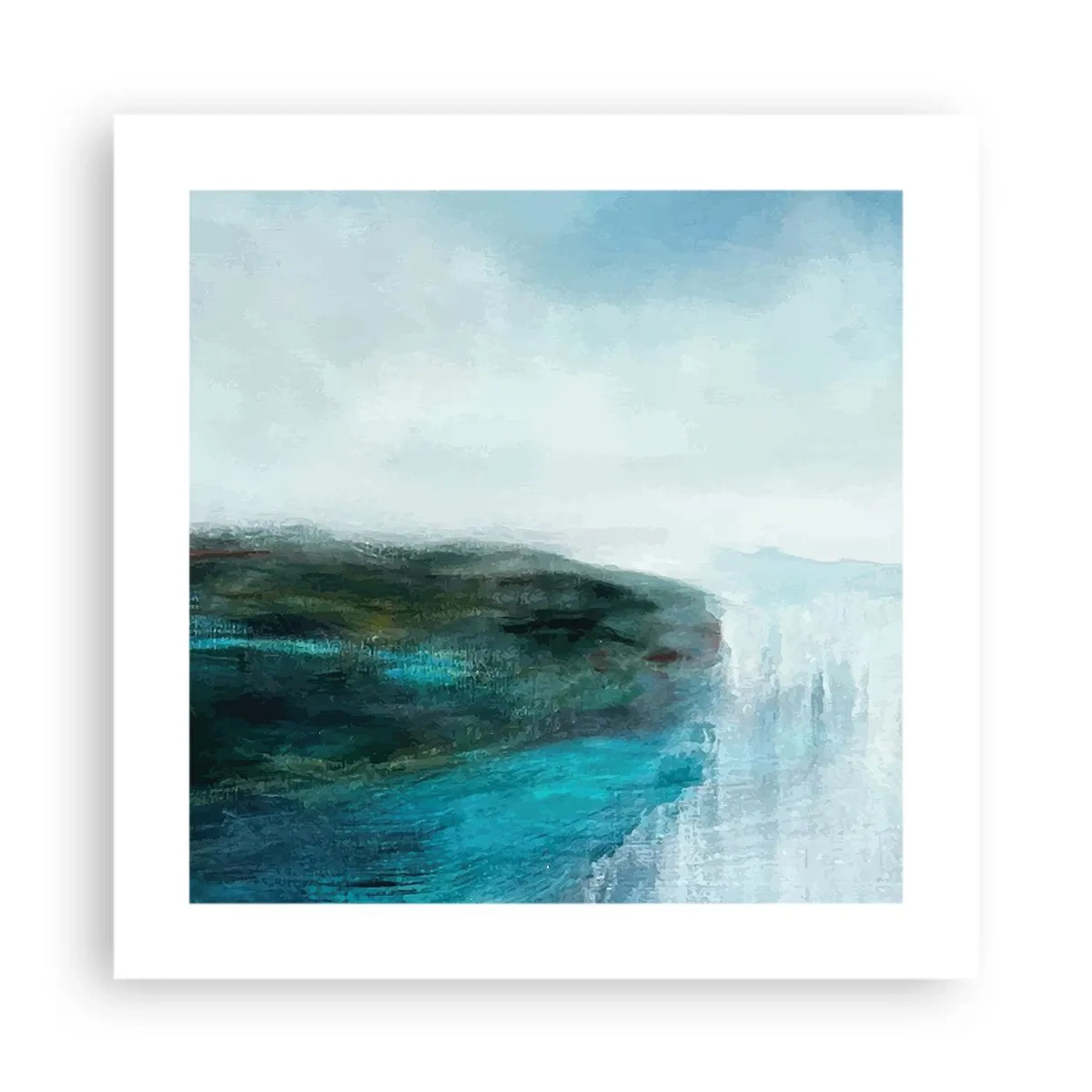 Poster - Abstracție maritimă - 40x40 cm