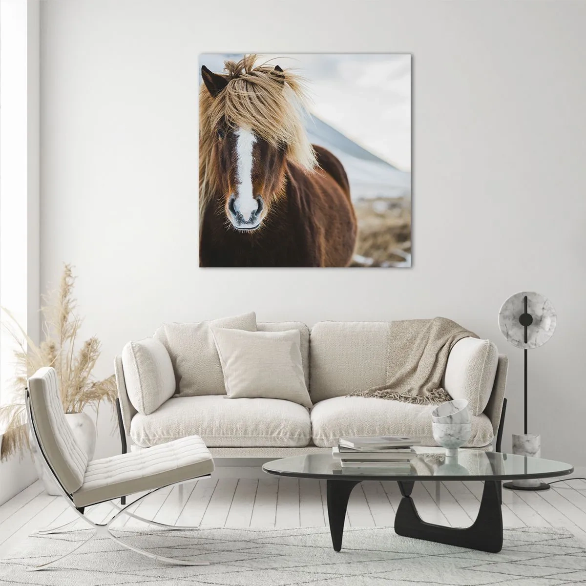 Tablou pe sticlă - Simțiți libertatea? - 50x50 cm