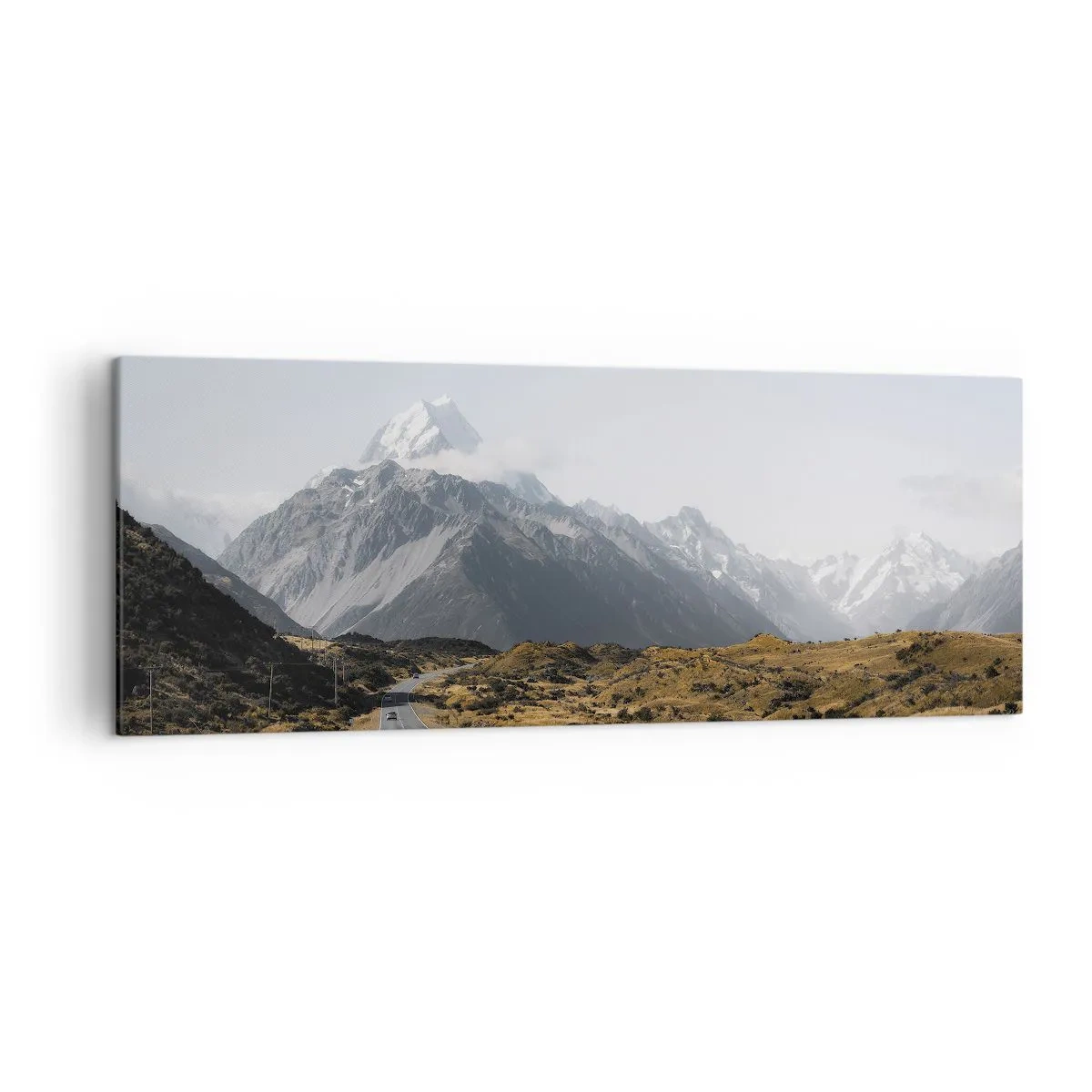 Tablou pe pânză - Drumul spre inima munților - 140x50 cm