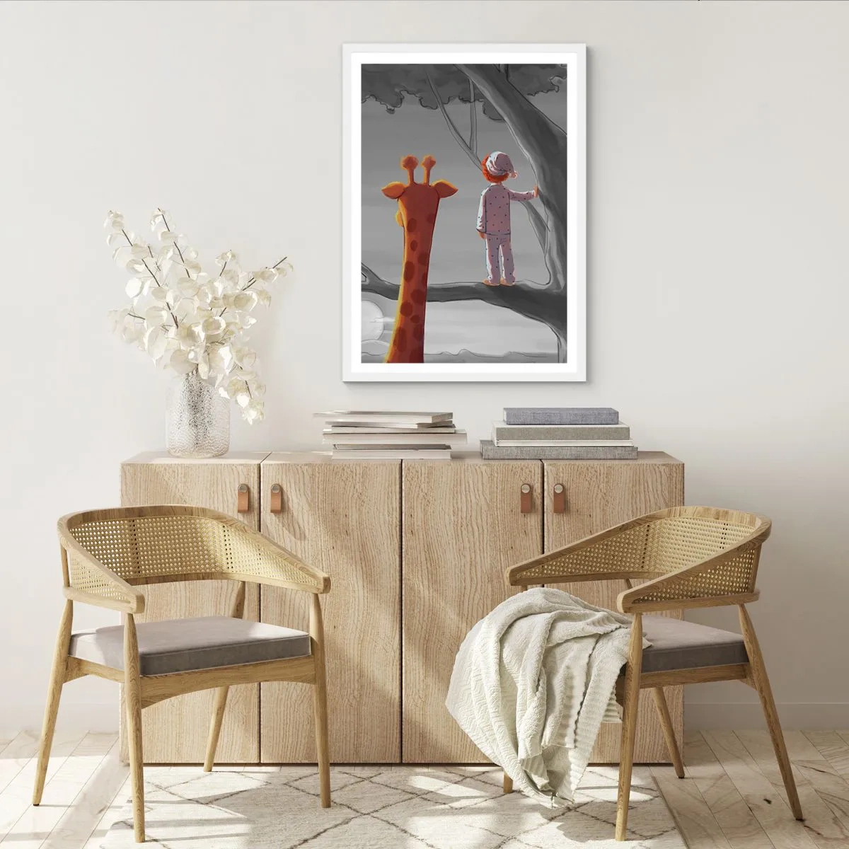 Poster în ramă albă - Acest lucru se întâmplă cu adevărat - 50x70 cm