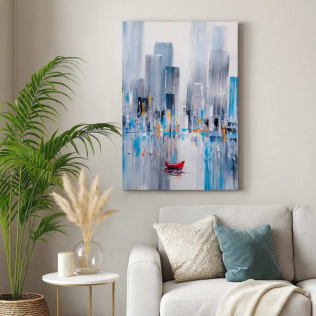 Tablou pe pânză - Metropola de lângă golf - 50x70 cm