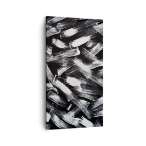 Tablou pe pânză - Abstracție în spirit industrial - 45x80 cm