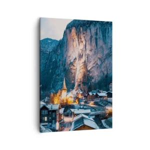 Tablou pe pânză - Spiritul luminos al iernii - 50x70 cm