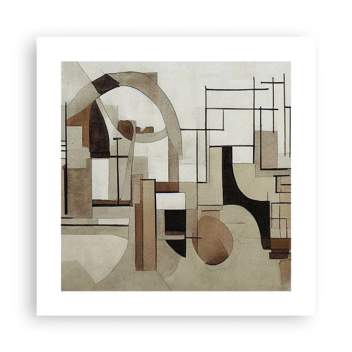 Poster - Peisaj urban 2.0 - 40x40 cm