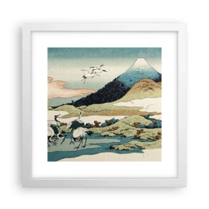 Poster în ramă albă - În mod japonez - 30x30 cm
