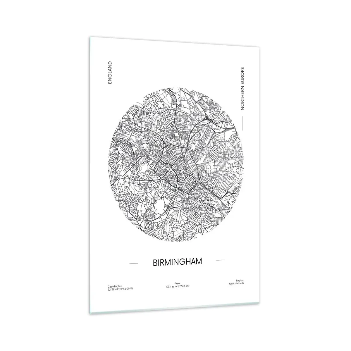 Tablou pe sticlă - Anatomia Birmingham - 70x100 cm