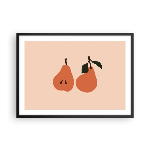 Poster în ramă neagră - Dulceața în sine - 70x50 cm