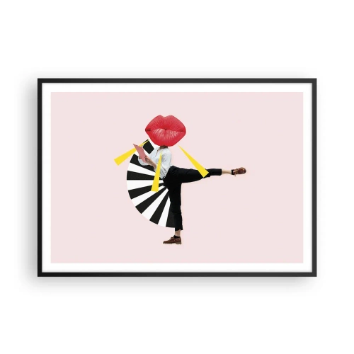 Poster în ramă neagră - Artă pop suprarealistă - 100x70 cm