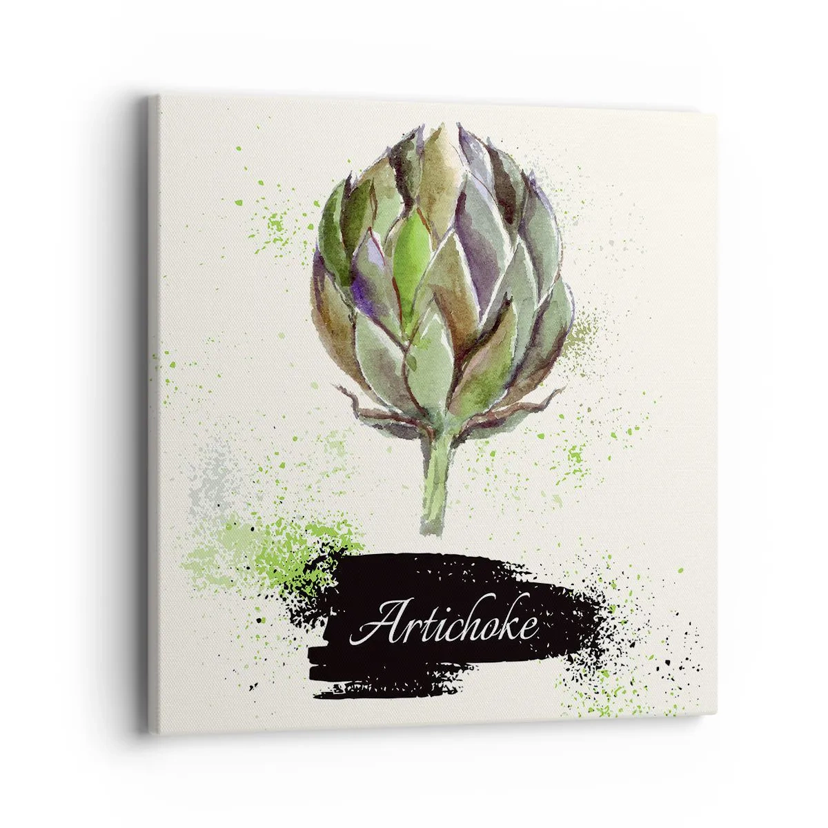 Tablou pe pânză - Trăiască legumele! - 40x40 cm