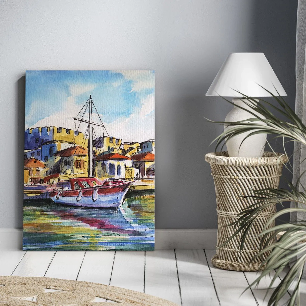 Tablou pe pânză - Curcubeu după-amiază - 50x70 cm