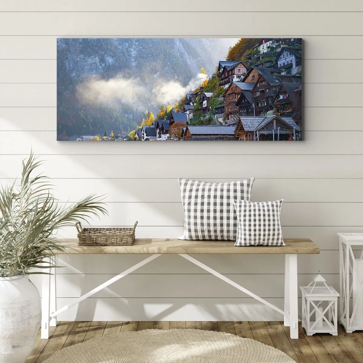 Tablou pe pânză - Atmosferă alpină - 100x40 cm