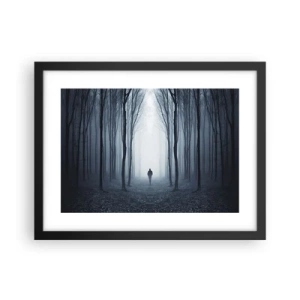 Poster în ramă neagră - Și totul este simplu și clar - 40x30 cm