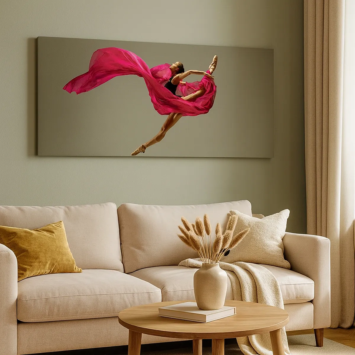 Tablou pe pânză - Flacără dansatoare - 30x30 cm