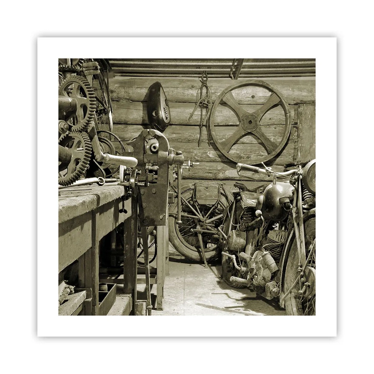 Poster - În șopronul unchiului Vlad - 50x50 cm