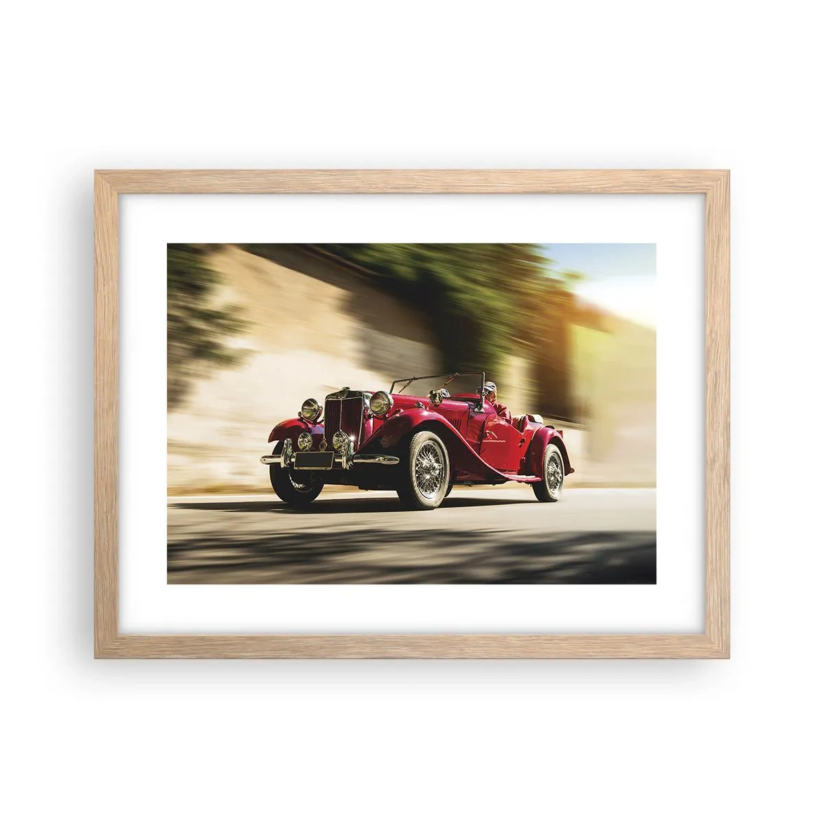 Poster în ramă de stejar deschis - Mai frumoasă decât Nike din Samothrace - 40x30 cm