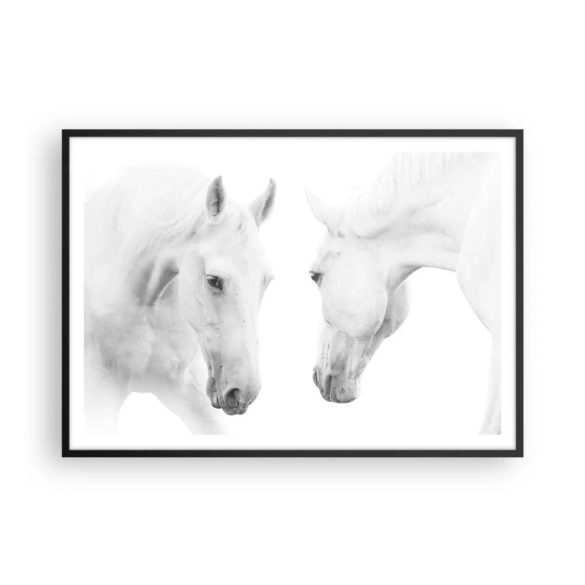 Poster în ramă neagră - Este aceasta o prietenie...? - 100x70 cm