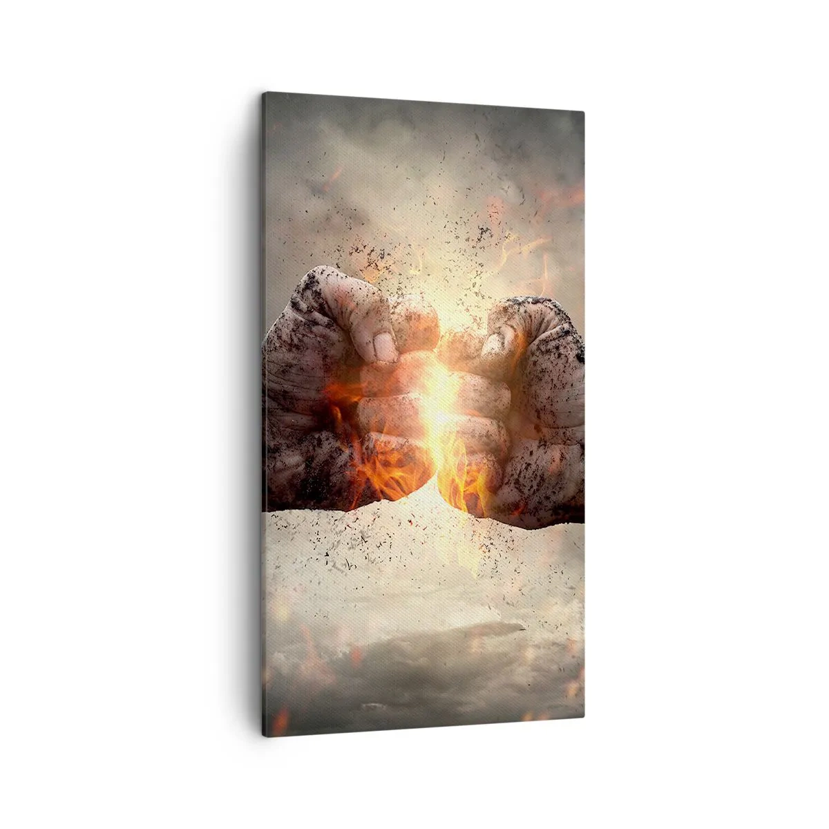 Tablou pe pânză - Ridică-te pentru a lupta - 45x80 cm