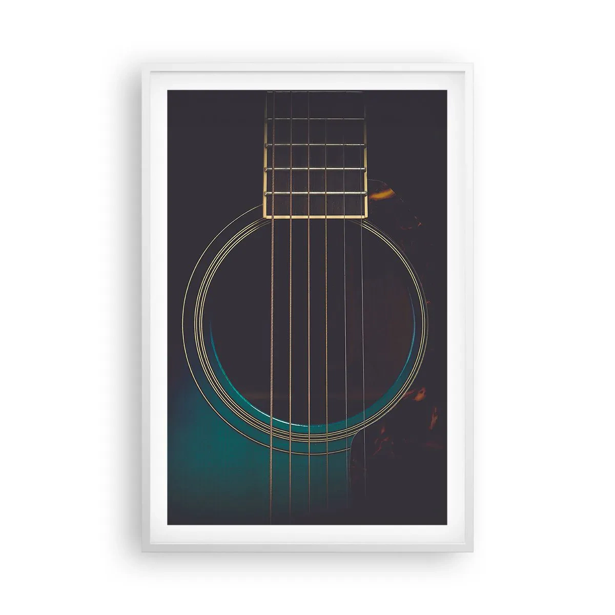 Poster în ramă albă - O clipă înainte de a suna - 61x91 cm