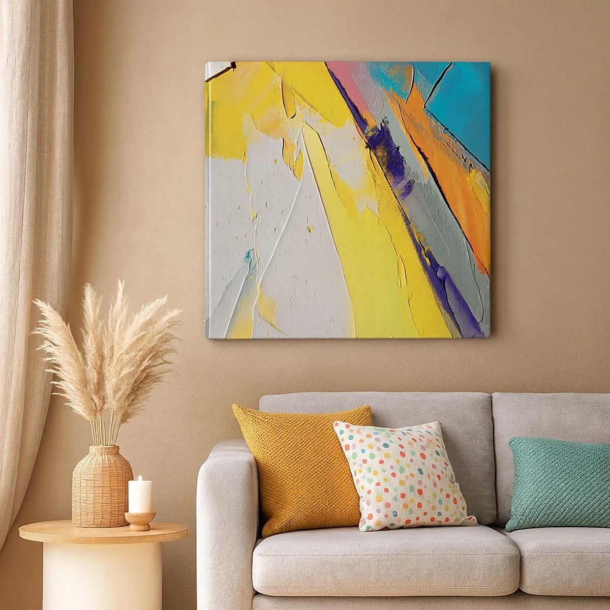 Tablou pe pânză - Anatomia luminii - 30x30 cm