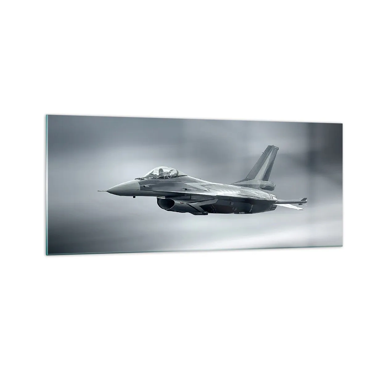 Tablou pe sticlă - Vrei să mă provoci? - 100x40 cm