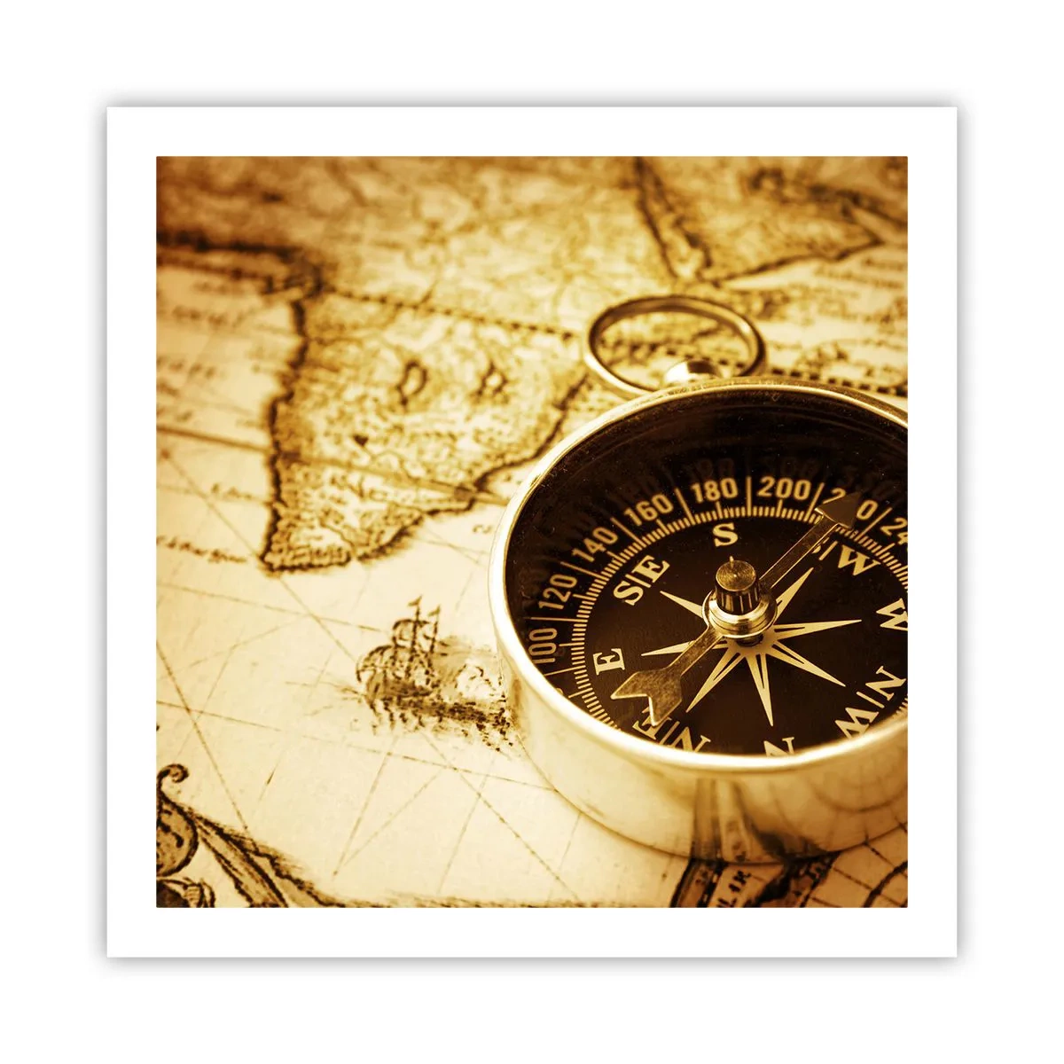 Poster - Est sau vest? - 60x60 cm