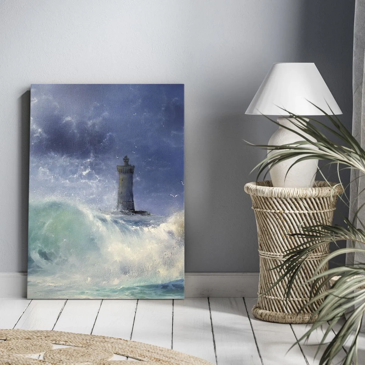 Tablou pe pânză - La veghe împotriva elementelor - 50x70 cm