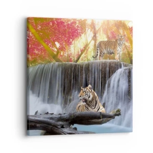 Tablou pe pânză - Peisaj suprarealist    - 30x30 cm