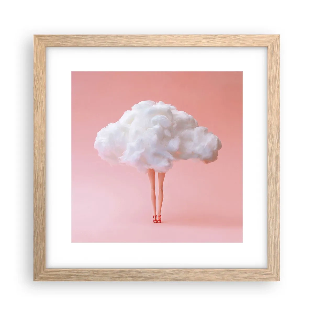 Poster în ramă de stejar deschis - Dulce promisiune - 30x30 cm