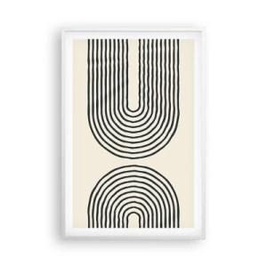 Poster în ramă albă - În curând... - 61x91 cm