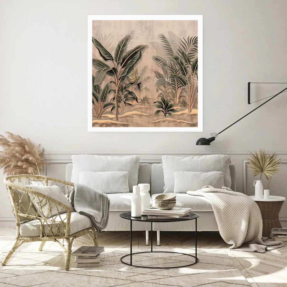Poster - Gravură în stil colonial - 60x60 cm