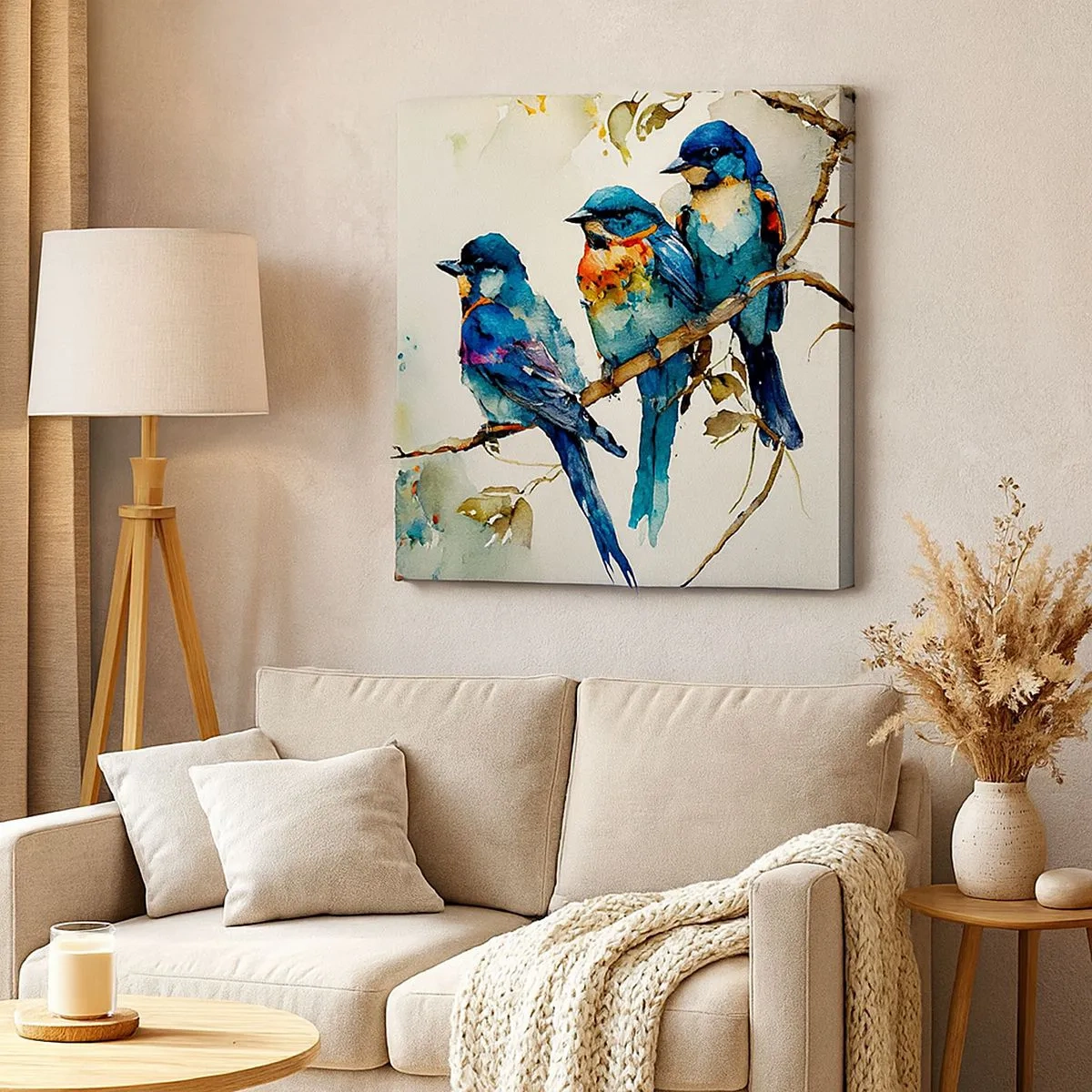 Tablou pe pânză - Se simte jignit? - 30x30 cm