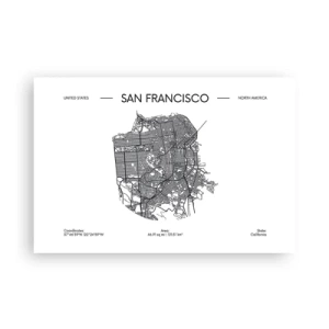 Poster - Anatomia San Francisco - 91x61 cm