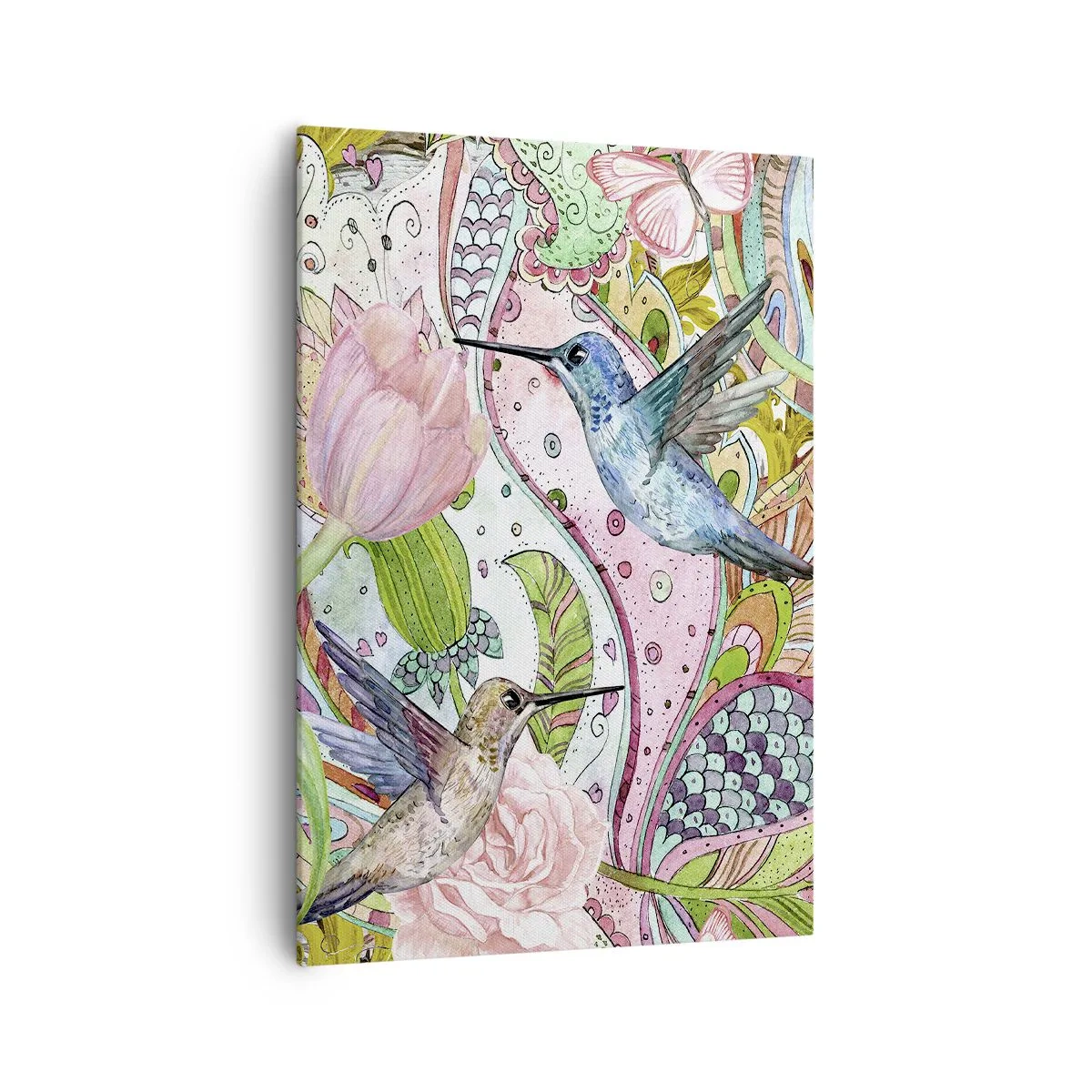 Tablou pe pânză - Încurcat în viță de vie - 70x100 cm