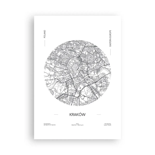 Poster - Anatomia Cracoviei - 70x100 cm