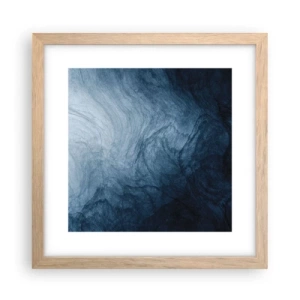 Poster în ramă de stejar deschis - În adâncuri - 30x30 cm
