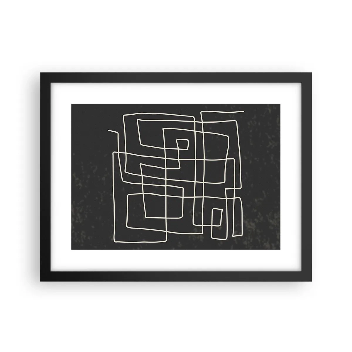 Poster în ramă neagră - Nu atât de simplu - 40x30 cm