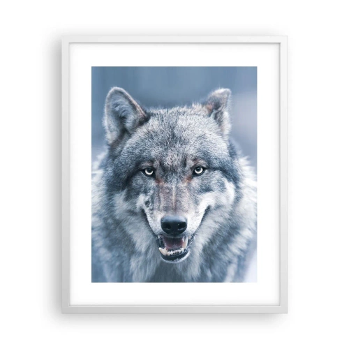 Poster în ramă albă - Accepți provocarea? - 40x50 cm